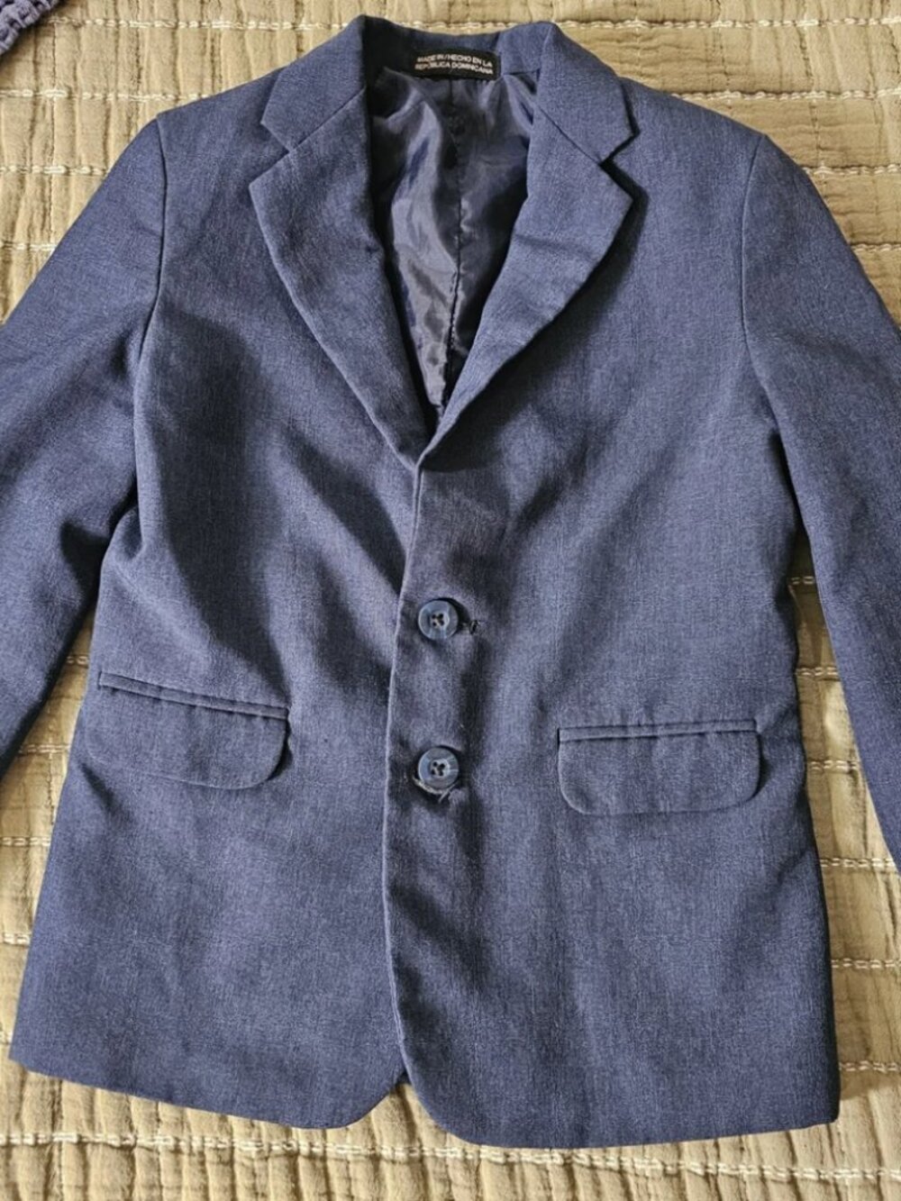 Dockers Childrens Classic Navy Blazer - Two-Button Tailored Jacket